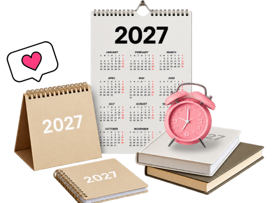 Calendari e Agende 2027 personalizzati