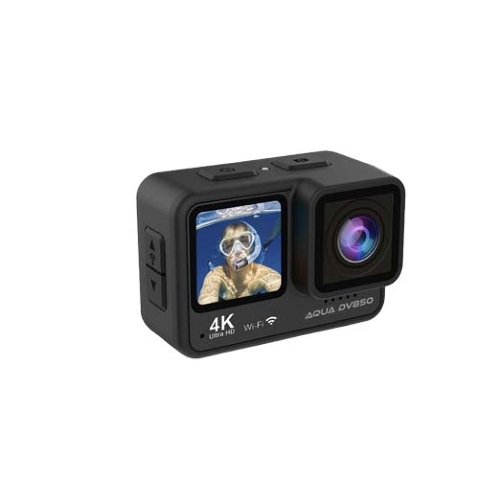 Action camera 4K a doppio schermo da 4K Prixton DV850  Aqua - Gadget.it - 