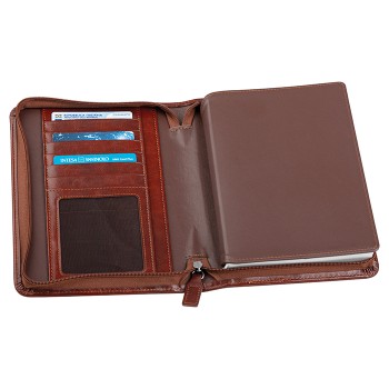 Agenda borsello 18x24  - Gadget.it - Agenda Borsello Giornaliera Sab. e Dom. Separati Personalizzabile 18x24 cm