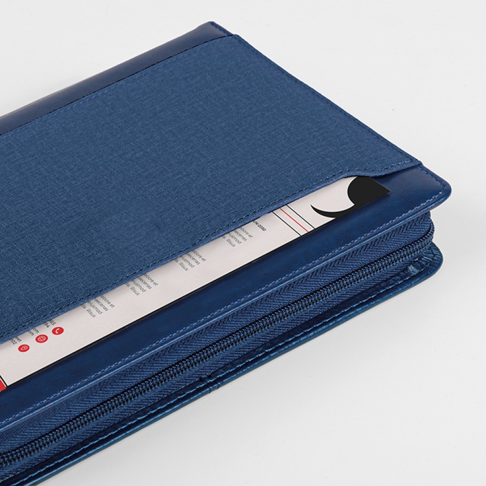 Agenda Borsello Maxi 22x28 - Gadget.it - Agenda Borsello Maxi Giornaliera Sab. e Dom. Abbinati Personalizzabile 22x28 cm