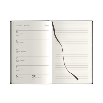 Agenda Flessibile Settimanale 9x14 - Gadget.it - Agenda Settimanale Flessibile con Tasca, Planning e Stickers 9x14 cm 