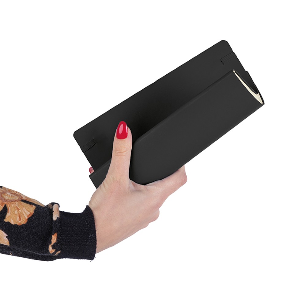 Agenda Settimanale Flessibile Maxi 19x25  - Gadget.it - Agenda Settimanale Maxi Flessibile con Tasca, Appunti e Stickers 19x25 cm