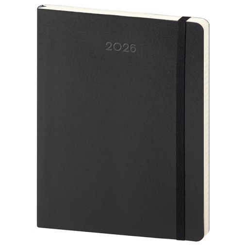 Agenda Settimanale Flessibile Maxi 19x25  - Gadget.it - Agenda Settimanale Maxi Flessibile con Tasca, Appunti e Stickers 19x25 cm