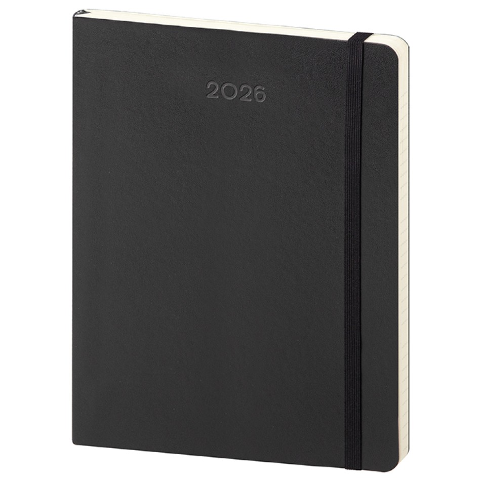 Agenda Settimanale Flessibile Maxi 19x25  - Gadget.it - Agenda Settimanale Maxi Flessibile con Tasca, Appunti e Stickers 19x25 cm