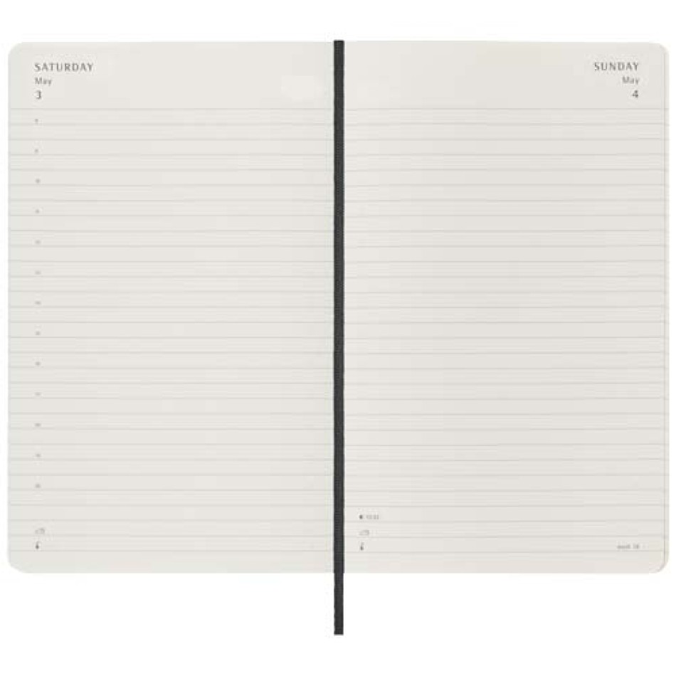 Agenda giornaliera 12 mesi con copertina morbida Moleskine - Gadget.it - 