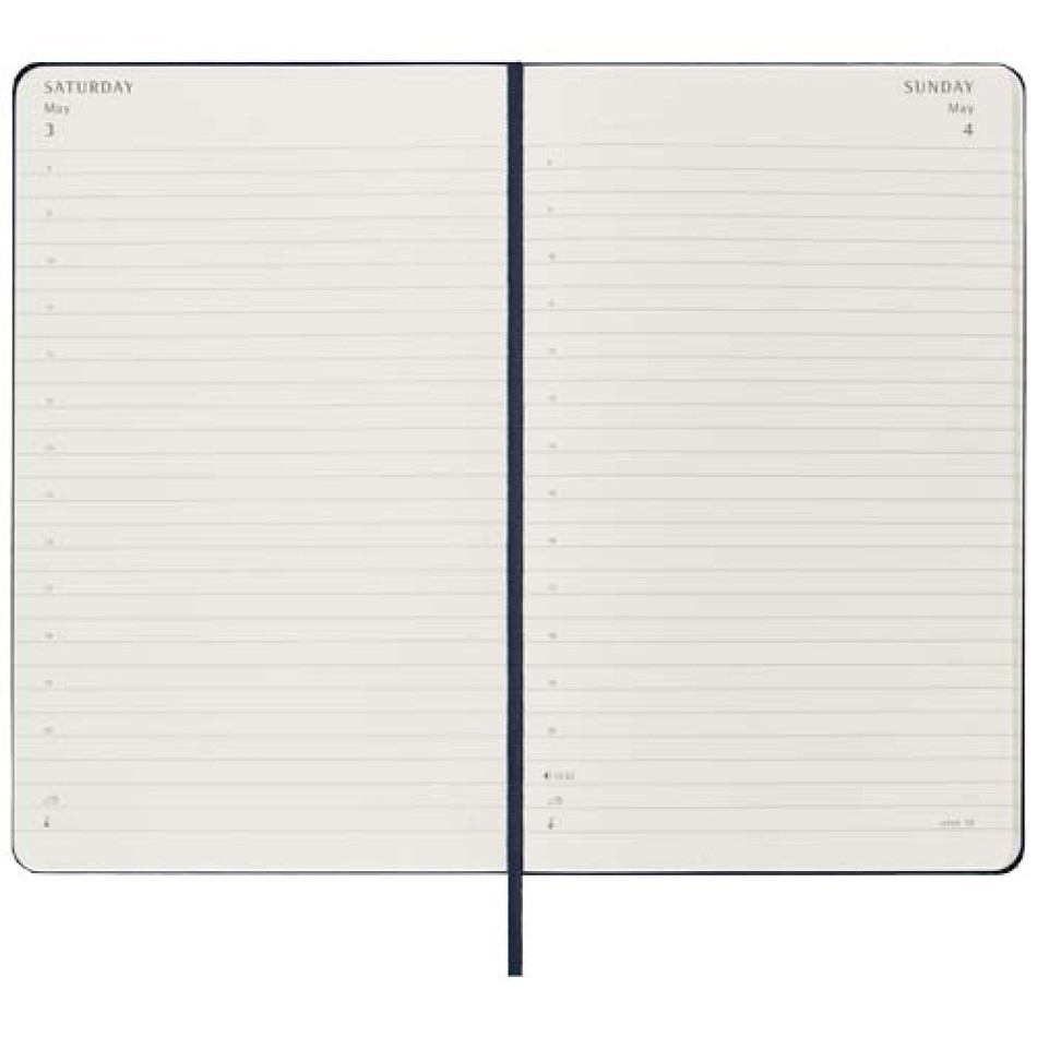 Agenda giornaliera 12 mesi con copertina rigida Moleskine - Gadget.it - 