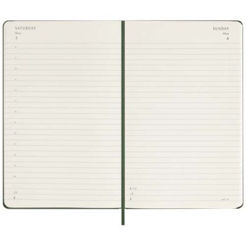 Agenda giornaliera 12 mesi con copertina rigida Moleskine - Gadget.it - 