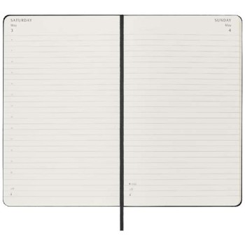 Agenda giornaliera 12 mesi con copertina rigida Moleskine - Gadget.it - 