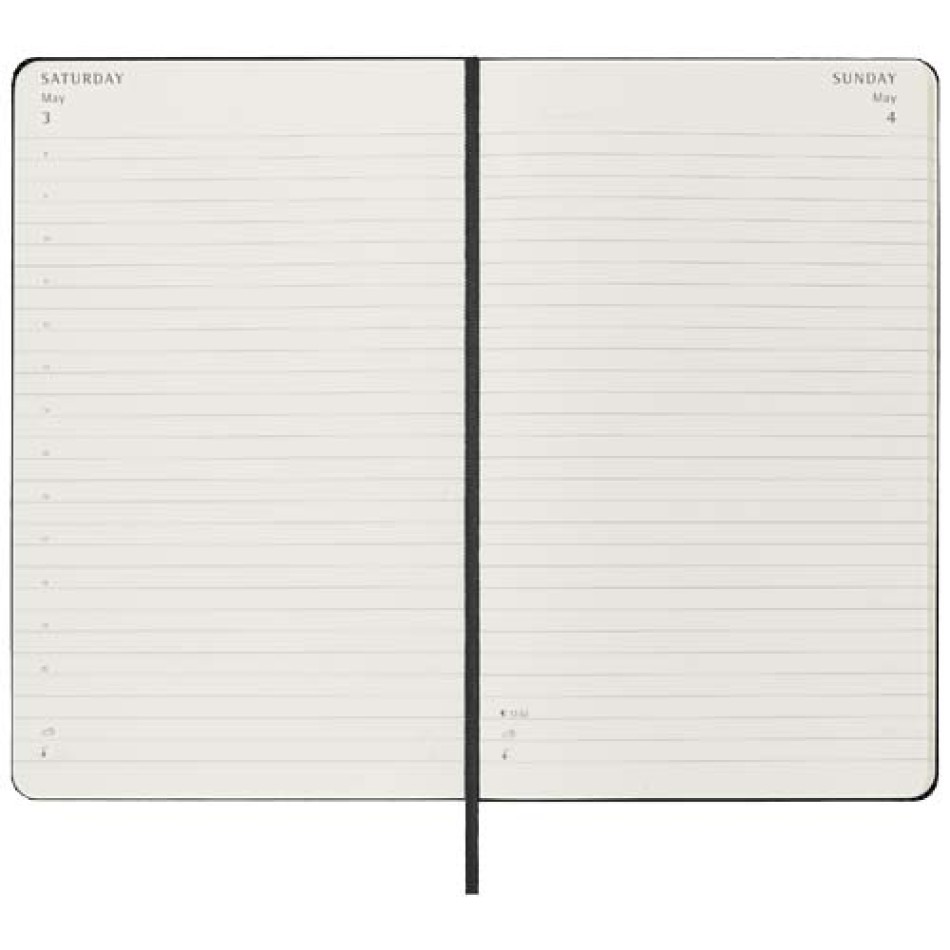 Agenda giornaliera 12 mesi con copertina rigida Moleskine - Gadget.it - 