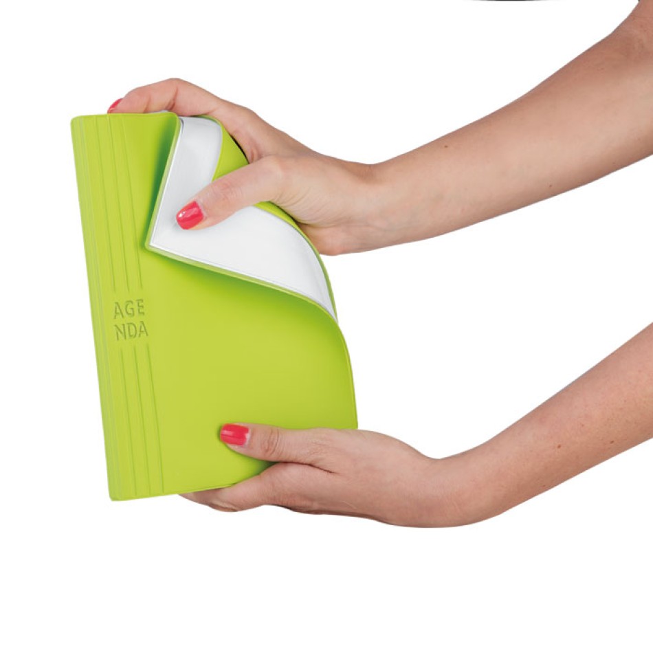Agenda Flessibile Maxi 17,5x24,5 - Gadget.it - Agenda Flessibile Giornaliera Sab. e Dom. Abbinati Maxi 17,5x24,5 cm
