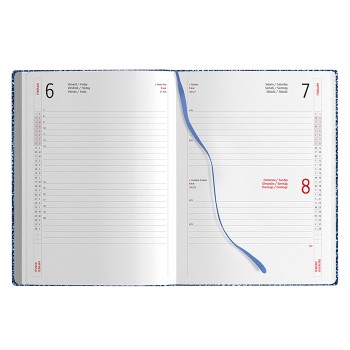 Agenda Giornaliera Maxi 17x24  - Gadget.it - Agenda Giornaliera Maxi personalizzata, Magnete 17x24 cm sab. e dom. abbinati