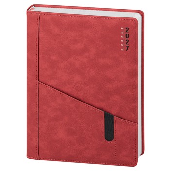 Agenda Giornaliera Personalizzata A5  Multilingue con Datario a 2 Colori 324 Pagine - Gadget.it - Agenda Giornaliera Personalizzata A5 con Rubrica e Inserto Cartografico
