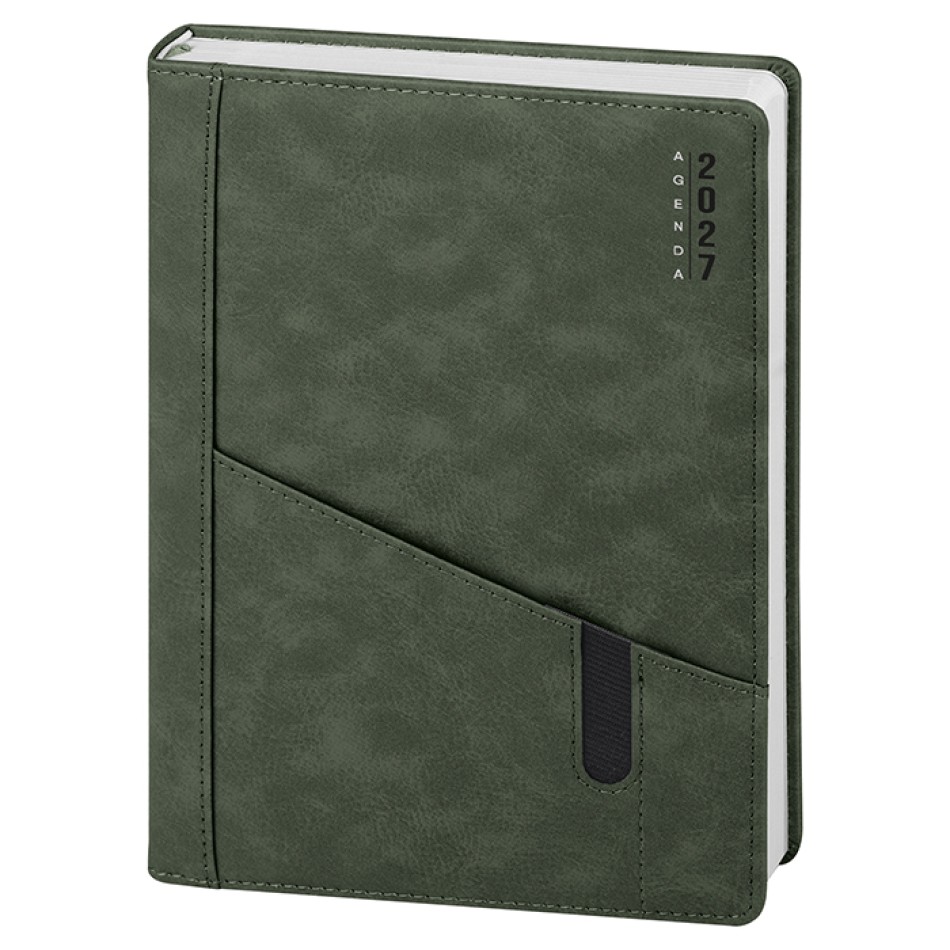 Agenda Giornaliera Personalizzata A5  Multilingue con Datario a 2 Colori 324 Pagine - Gadget.it - Agenda Giornaliera Personalizzata A5 con Rubrica e Inserto Cartografico