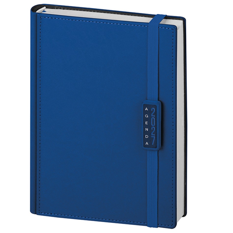 Agenda Giornaliera Personalizzabile 15x21 cm – 336 Pagine con Elastico - Gadget.it - Agenda Giornaliera Personalizzata con Elastico 15x21 cm sab. e dom. abbinati