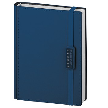 Agenda Giornaliera Personalizzabile 15x21 cm – 336 Pagine con Elastico - Gadget.it - Agenda Giornaliera Personalizzata con Elastico 15x21 cm sab. e dom. abbinati
