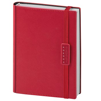 Agenda Giornaliera Personalizzabile 15x21 cm – 336 Pagine con Elastico - Gadget.it - Agenda Giornaliera Personalizzata con Elastico 15x21 cm sab. e dom. abbinati