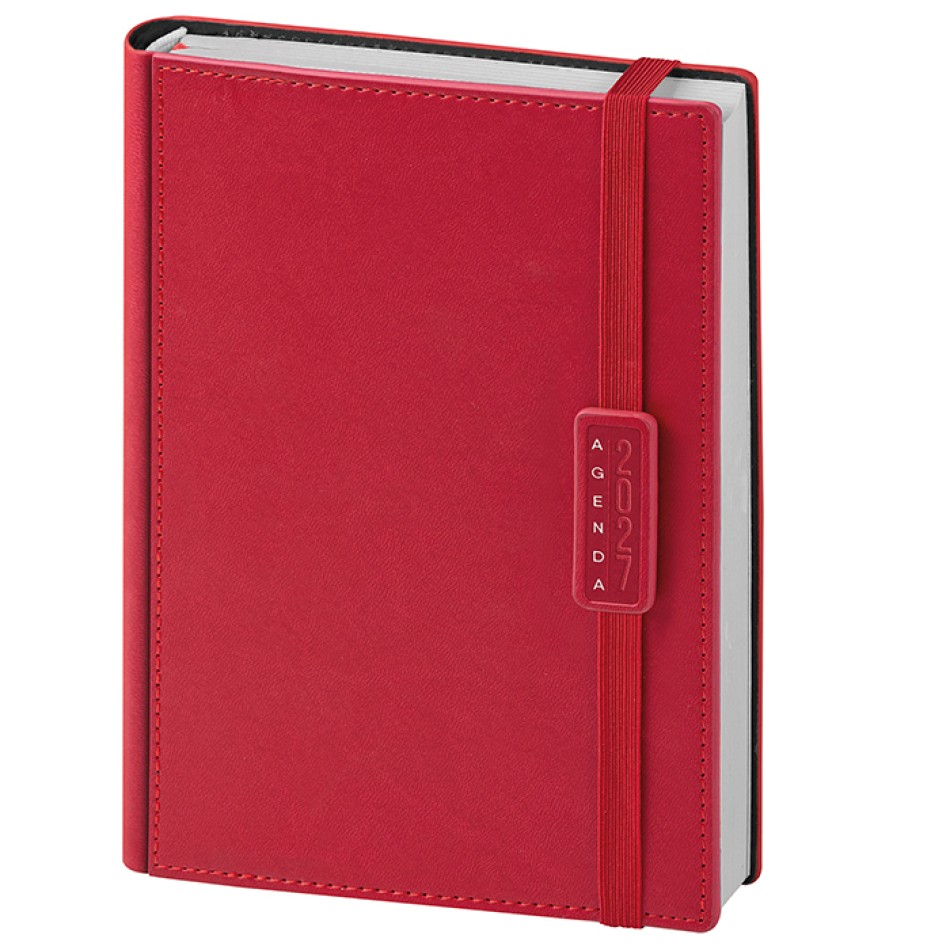 Agenda Giornaliera Personalizzabile 15x21 cm – 336 Pagine con Elastico - Gadget.it - Agenda Giornaliera Personalizzata con Elastico 15x21 cm sab. e dom. abbinati