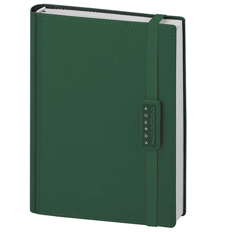 Agenda Giornaliera Personalizzabile 15x21 cm – 336 Pagine con Elastico - Gadget.it - Agenda Giornaliera Personalizzata con Elastico 15x21 cm sab. e dom. abbinati