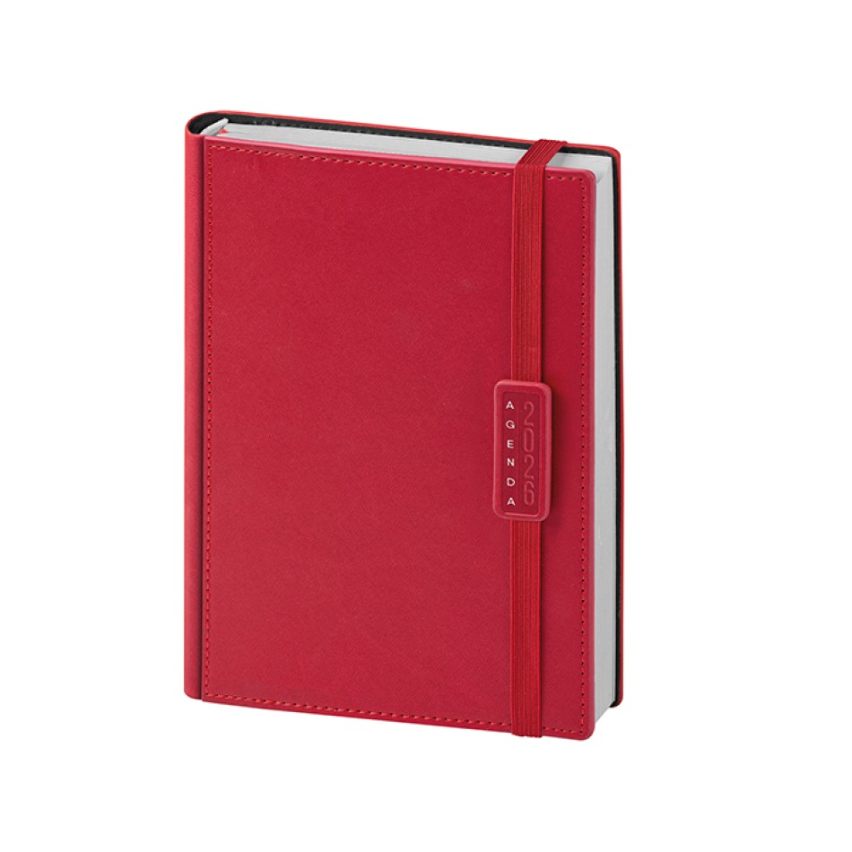 Agenda Giornaliera 15x21 - Gadget.it - Agenda Giornaliera Personalizzata con Elastico 15x21 cm sab. e dom. abbinati
