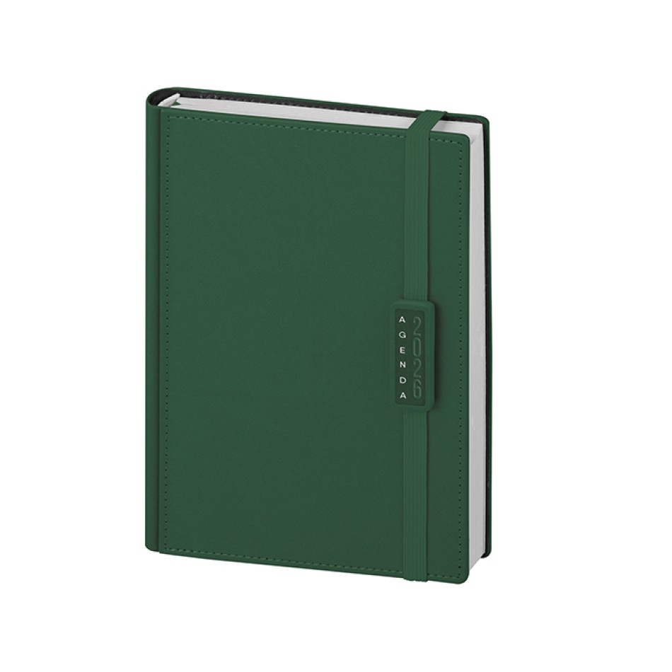 Agenda Giornaliera 15x21 - Gadget.it - Agenda Giornaliera Personalizzata con Elastico 15x21 cm sab. e dom. abbinati