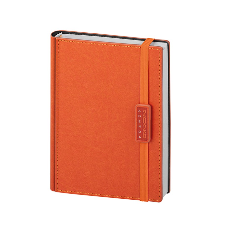 Agenda Giornaliera 15x21 - Gadget.it - Agenda Giornaliera Personalizzata con Elastico 15x21 cm sab. e dom. abbinati