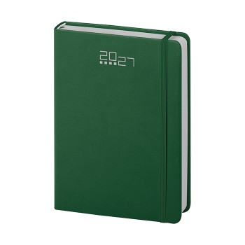 Agenda Giornaliera Personalizzabile in PU – 336 Pagine con Sabato e Domenica Abbinati - Gadget.it - Agenda Giornaliera 14,5x21 cm in PU con Elastico e Inserti sab. e dom. abbinati