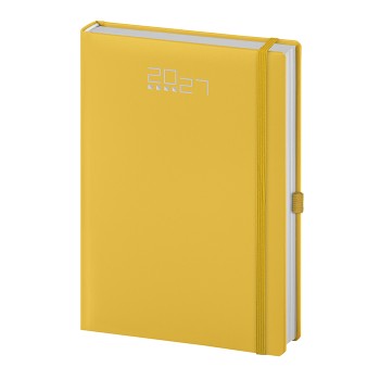 Agenda Giornaliera personalizzabile 14,5 x 21 cm Sab. e Dom. abbinati, chiusura con elastico - Gadget.it - Agenda Giornaliera con Elastico, Portapenne sab. e dom. abbinati 14,5x21 cm