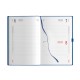 Agenda Giornaliera personalizzabile 14,5 x 21 cm Sab. e Dom. abbinati, chiusura con elastico - Gadget.it - Agenda Giornaliera con Elastico, Portapenne sab. e dom. abbinati 14,5x21 cm