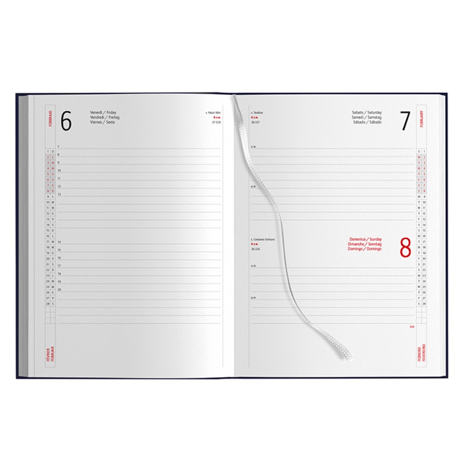 Agenda Giornaliera 15x21 - Gadget.it - Agenda Giornaliera Personalizzata sab. e dom. abbinati 15x21 cm