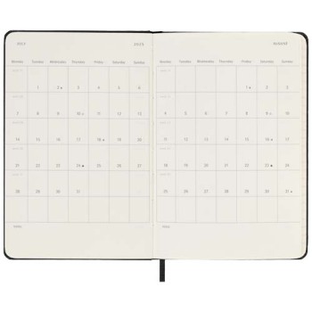 Agenda giornaliera tascabile 12 mesi con copertina rigida Moleskine - Gadget.it - 