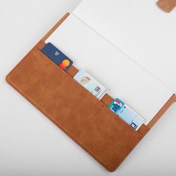Agenda Portafoglio 16,5x22 - Gadget.it - Agenda Portafoglio Perpetua Personalizzabile 16,5x22 cm