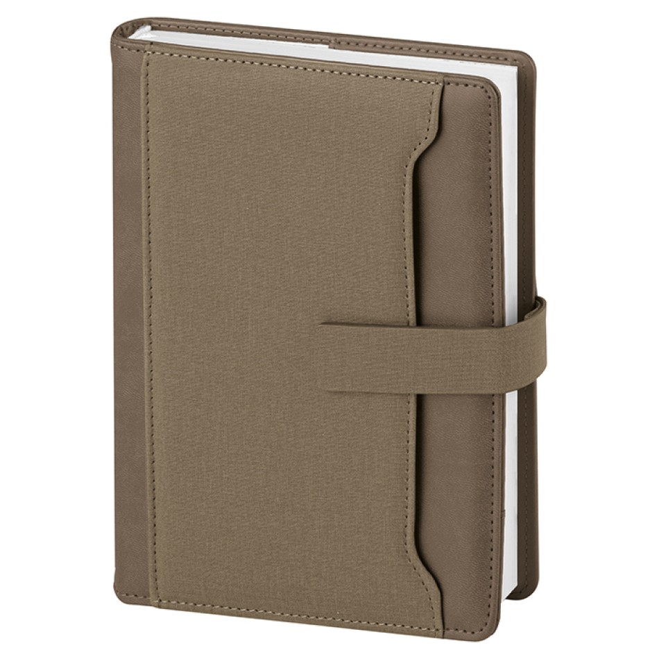 Agenda Giornaliera Organizer Personalizzabile 17x24 cm con Chiusura Magnetica – 416 Pagine - Gadget.it - Agenda Portafoglio Maxi Giornaliera Sab. e Dom. Separati Personalizzata 18x25 cm