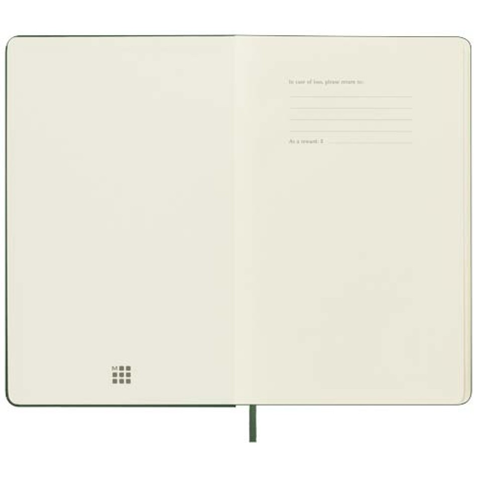 Agenda settimanale 12 mesi formato L con copertina rigida Moleskine - Gadget.it - 