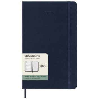 Agenda settimanale 12 mesi formato L con copertina rigida Moleskine - Gadget.it - 