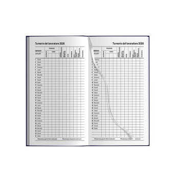 Agenda Settimanale Tascabile Personalizzabile 144 Pagine 8x15 cm con Datario a 2 Colori - Gadget.it - Agenda Settimanale Tascabile Personalizzata 8x15 cm con Rubrica e Cartografia