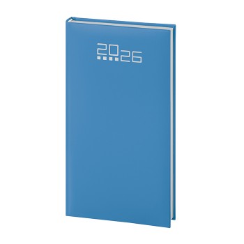 Agenda Settimanale Tascabile Personalizzabile 144 Pagine 8x15 cm con Datario a 2 Colori - Gadget.it - Agenda Settimanale Tascabile Personalizzata 8x15 cm con Rubrica e Cartografia