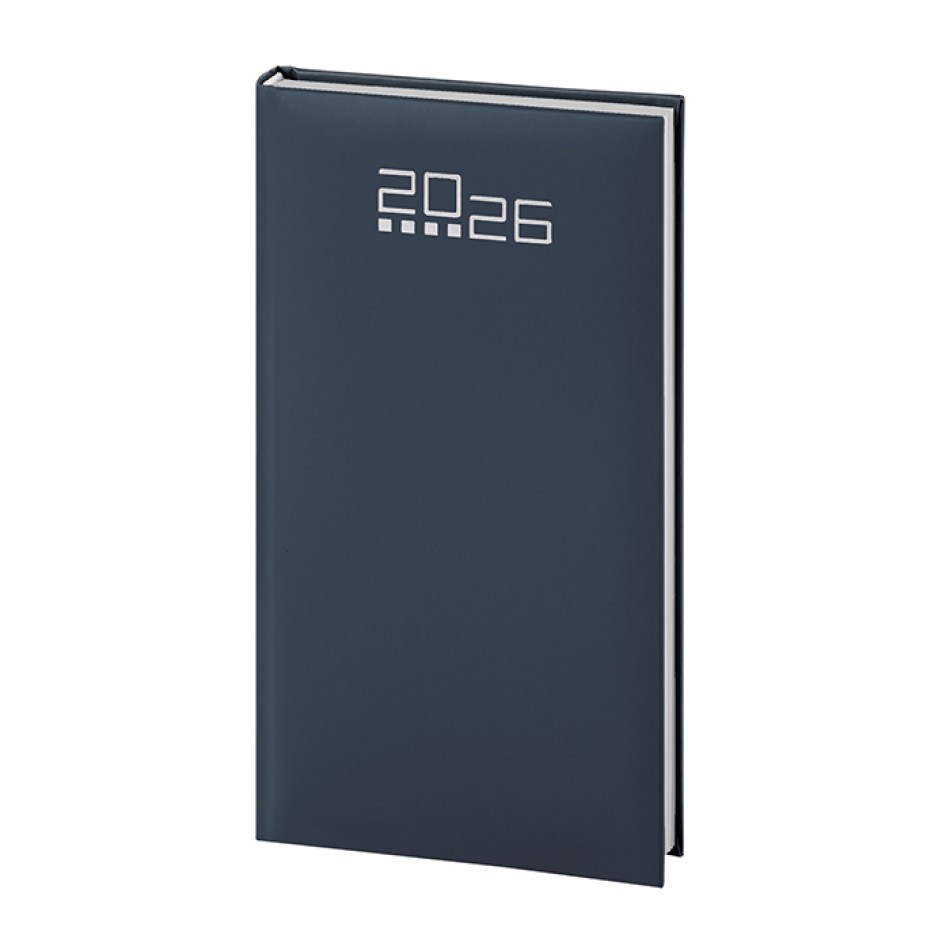 Agenda Settimanale Tascabile Personalizzabile 144 Pagine 8x15 cm con Datario a 2 Colori - Gadget.it - Agenda Settimanale Tascabile Personalizzata 8x15 cm con Rubrica e Cartografia