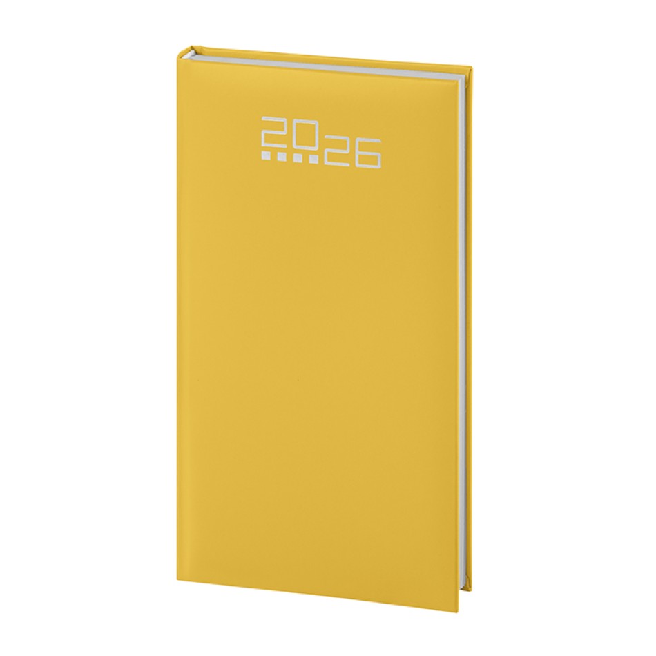 Agenda Settimanale Tascabile Personalizzabile 144 Pagine 8x15 cm con Datario a 2 Colori - Gadget.it - Agenda Settimanale Tascabile Personalizzata 8x15 cm con Rubrica e Cartografia