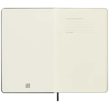 Agenda settimanale orizzontale 12 mesi formato L con copertina rigida Moleskine - Gadget.it - 