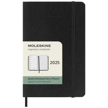 Agenda settimanale tascabile 12 mesi con copertina morbida Moleskine - Gadget.it - 