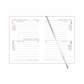 Agenda tascabile bigiornaliera 7 x 10 cm - Gadget.it - Agenda tascabile bigiornaliera personalizzata 7 x 10 cm