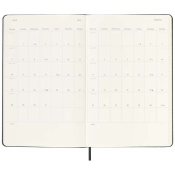 Agenda verticale 12 mesi formato L con copertina rigida Moleskine - Gadget.it - 