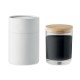 Candela profumata alla vaniglia 240 g in vetro con coperchio in bamboo – Ancient High - Gadget.it - 