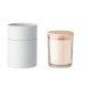 Candela profumata alla vaniglia 240 g in vetro con coperchio in bamboo – Ancient High - Gadget.it - 