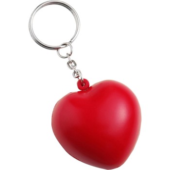 Antistress cuore con portachiavi, in PU Lilou - Gadget.it - 