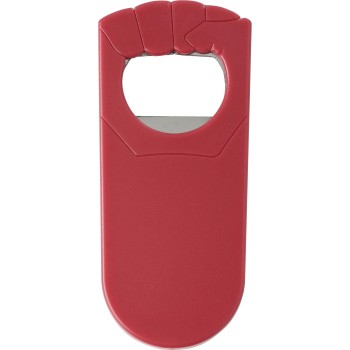 Apribottiglie a Forma di Pugno Personalizzabile con Chiudi-Bottiglie - Gadget.it - Apribottiglie Personalizzabile a Forma di Pugno con Funzione Chiudi-Bottiglie