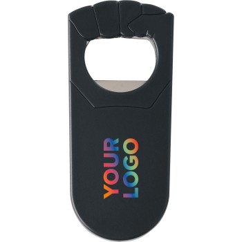 Apribottiglie a Forma di Pugno Personalizzabile con Chiudi-Bottiglie - Gadget.it - Apribottiglie Personalizzabile a Forma di Pugno con Funzione Chiudi-Bottiglie