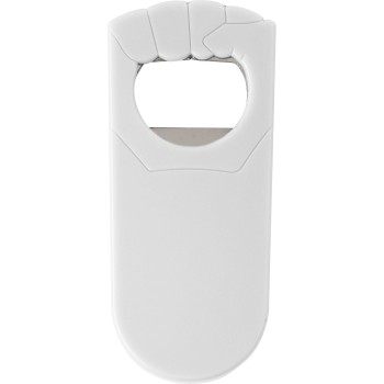 Apribottiglie a Forma di Pugno Personalizzabile con Chiudi-Bottiglie - Gadget.it - Apribottiglie Personalizzabile a Forma di Pugno con Funzione Chiudi-Bottiglie