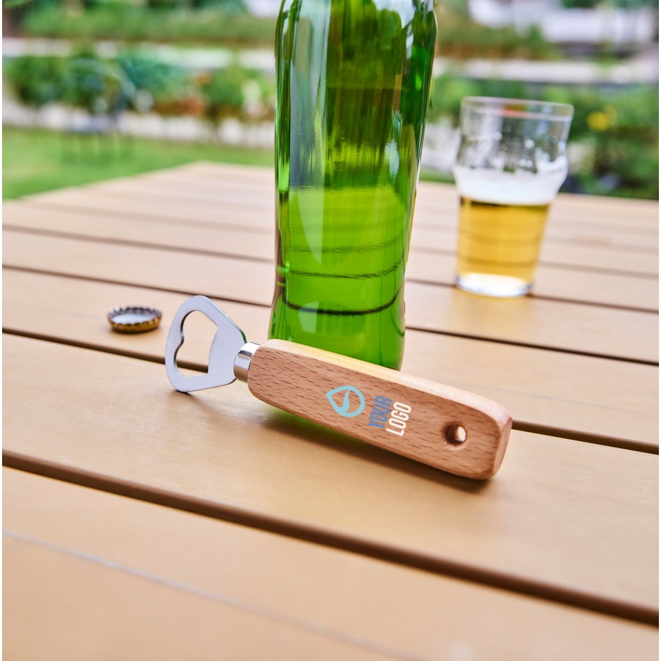 Apribottiglie in legno Travis - Gadget.it - 