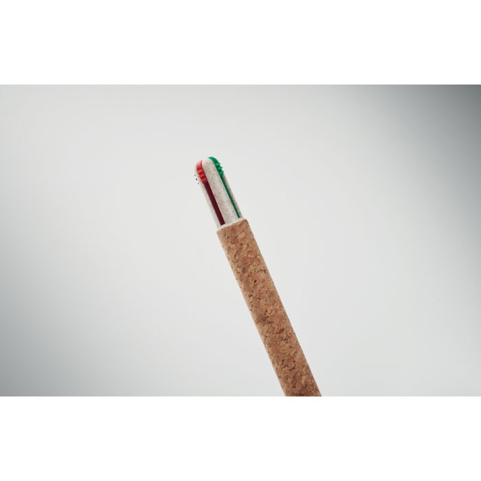 Penna a sfera in sughero con inchi - ARBOCHO - Gadget.it - 